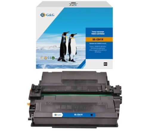 Тонер-картридж G&G toner-cartridge для Canon i-SENSYS LBP310x/311/312x/dn/I;MF522x/525x; imageCLASS MF521i/MF525dw 0453C002 C041H с чипом 20 000 стр. гарантия 36 мес. распродажа остатков
