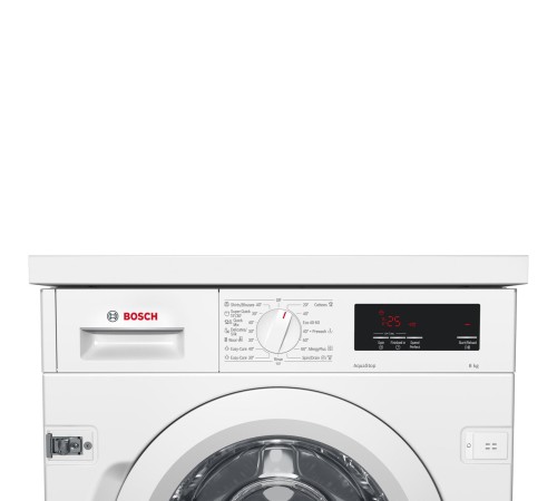 Встраиваемая стиральная машина BOSCH 60x55.5x85см, фронтальная загрузка, объем загрузки белья 7кг, 1200 об/мин