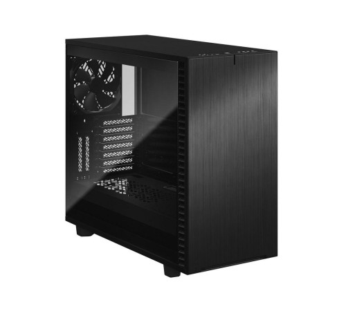Корпус ПК без блока питания/ Case Fractal Design Define 7 TG Dark Tint, Midi-Tower, 3x140mm, 2xUSB-A 2.0 + 2xUSB-A 3.2 + 1xUSB 3.2 Type-C E-ATX, ATX, mATX, mITX Black