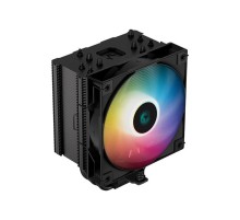 Кулер для процессора DEEPCOOL AG500 BK ARGB LGA1700/1200/115X/AM5/AM4 (12шт/кор, TDP 240W, PWM, ARGB Fan 120mm, 5 тепл. трубок) RET