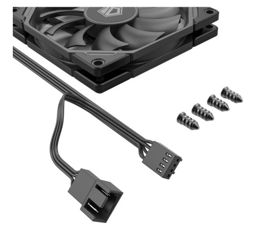 Кулер для корпуса/ Case Cooler ID-COOLING TF-9215-K (92x92x15mm, 4-pin PWM, 46CFM, 35.2dBA, 2800RPM, Black) Кулер для корпуса/ Case Cooler ID-COOLING TF-9215-K (92x92x15mm, 4-pin PWM, 46CFM, 35.2dBA, 2800RPM, Black)