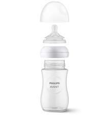 Бутылочка Avent/ Бутылочка для кормления 250 мл, 1 шт, серия NATURAL Response, пластик, PINK
