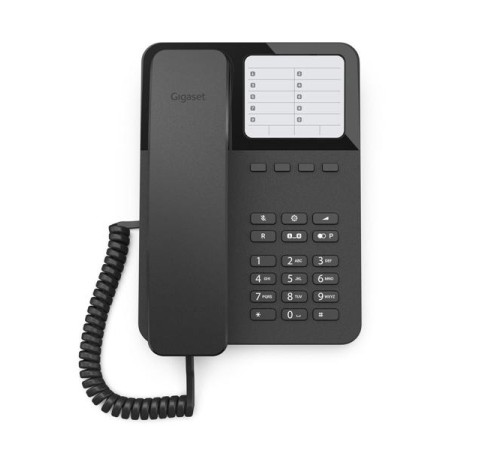 Телефонный аппарат GIGASET DESK400 BLACK