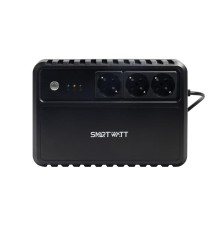 Источник бесперебойного питания SMARTWATT ИБП линейно-интерактивный, 1000/600 ВА/Вт, напольный, LED индикация, Schuko CEE7/4 - 3 шт.