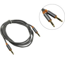 Defender Аудио-кабель JACK01-03 Серый JACK M- JACK M, 1,2м