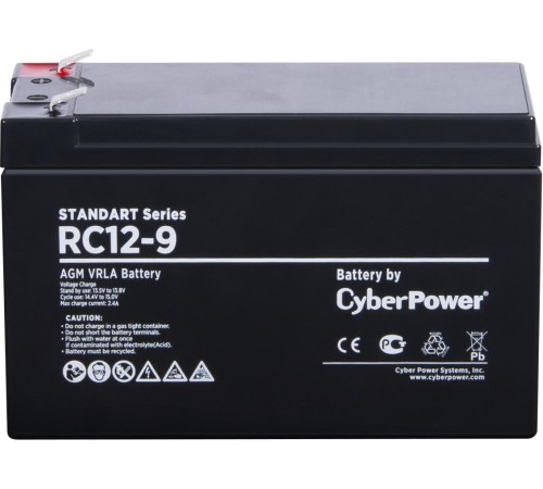 Аккумуляторная батарея SS CyberPower RC 12-9 / 12 В 9 Ач Аккумуляторная батарея SS CyberPower RC 12-9 / 12 В 9 Ач