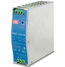 PWR-120-48 блок питания/ 48V, 120W Din-Rail Power Supply (NDR-120-48, adjustable 48-56V DC Output)