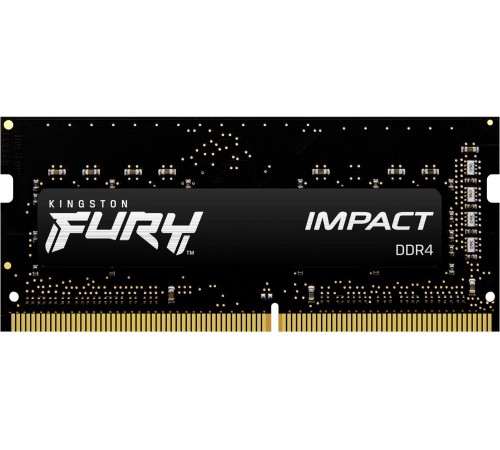 Память оперативная/ Kingston 8GB 3200MT/s DDR4 CL20 SODIMM FURY Impact Память оперативная/ Kingston 8GB 3200MT/s DDR4 CL20 SODIMM FURY Impact
