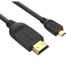 Кабель/ Кабель HDMI-19M --MicroHDMI-19M ver 2.0 1.5m VCOM <CG587-1.5M>