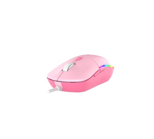 Мышь проводная Dareu LM121 Pink (розовый), DPI 800/1600/2400/6400, тихий щелчок, подсветка RGB, размер 116x35x60мм, 1,8м Мышь проводная Dareu LM121 Pink (розовый), DPI 800/1600/2400/6400, тихий щелчок, подсветка RGB, размер 116x35x60мм, 1,8м