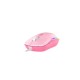 Мышь проводная Dareu LM121 Pink (розовый), DPI 800/1600/2400/6400, тихий щелчок, подсветка RGB, размер 116x35x60мм, 1,8м