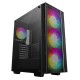корпус Deepcool MATREXX 55 MESH V4 без БП, боковое окно (закаленное стекло), 3xARGB LED 140мм вентилятора спереди, 1xARGB LED 120мм вентилятор сзади, черный, ATX (R-MATREXX55-BKAGA4-G-4)