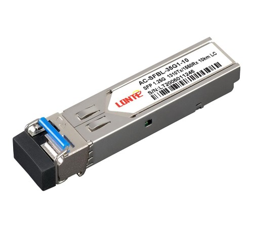 Трансивер/ WDM SFP module, 1.25G, 1310Tx/1550Rx, 10KM, DDM, LC Трансивер/ WDM SFP module, 1.25G, 1310Tx/1550Rx, 10KM, DDM, LC