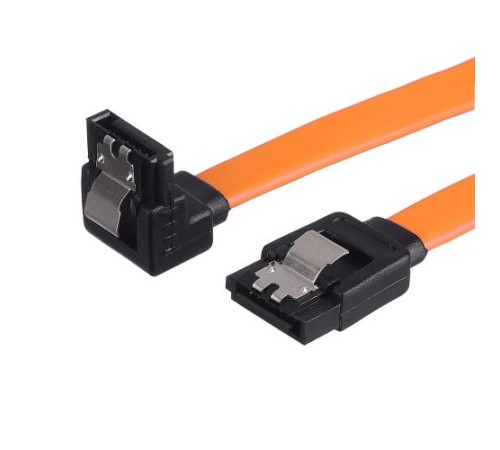 Кабель/ Кабель GoPower SATA (m)-SATA (m) 0.5м силикон ver.3.0 оранжевый в пакете (1/250)