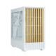 корпус ZALMAN P10 NAMU, MATX, WHITE, WINDOW, FRONT COVER WALNUT, 2x3.5", 3x2.5", 1xUSB TYPE-C, 1xUSB3.0, FRONT 2x120mm, REAR 1x120mm ARGB