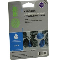 -/ Картридж струйный Cactus CS-LC1100C голубой (16мл) для Brother DCP-385c/6690cw/MFC-990/5890/5895/649