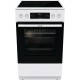 Плита Gorenje/ Плита Gorenje, полезный объем 70 л, эргономичные переключатели, сенсорный программатор IconLED, эмаль SilverMatte, очистка паром, индикатор остаточного тепла для каждой конфорки, телескопические направляющие на 2-х уровнях, дверца CompactDo