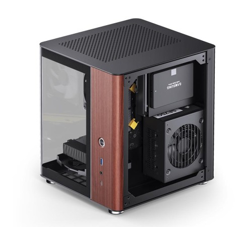 Корпус без блока питания/ Case JONSBO TK-0, Mini-Tower, no fans, 1xUSB-A 3.2 + 1xUSB-C 3.2, SFX PSU Support, mITX Black Корпус без блока питания/ Case JONSBO TK-0, Mini-Tower, no fans, 1xUSB-A 3.2 + 1xUSB-C 3.2, SFX PSU Support, mITX Black