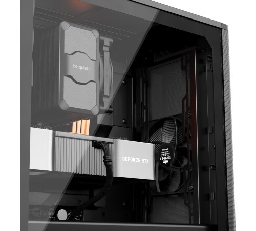 Корпус ПК без блока питания/ Case be quiet! PURE BASE 501 Airflow Window, Midi-Tower, TG, 2x140mm, 2xUSB-A 3.2, 1xUSB 3.2 Type-C, ATX, mATX, mITX Black