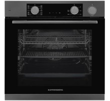 Электрический духовой шкаф Kuppersberg/ 60 см, 80 л, High-Tech, 10 режимов, ПАР, Soft Close, телескопические направляющие, черный/темный графит