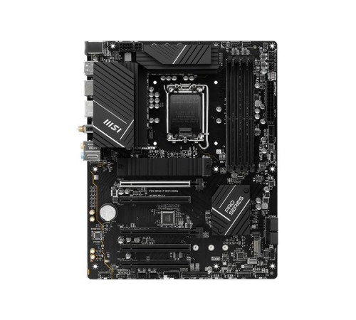 Материнская плата MSI PRO B760-P WIFI DDR4,B760,LGA1700,4DDR4,5PCI-Ex16,3M.2,4SATA3.0,3USB3.2