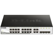 Коммутатор/ DGS-1210-20/F Smart L2 Switch 16х1000Base-T, 4хCombo 1000Base-T/SFP, Compact CLI