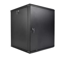 шкаф ЦМО Шкаф телекоммуникационный настенный разборный ЭКОНОМ 15U (600  650) дверь металл, цвет черный