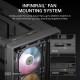 Корпус без блока питания/ Case Corsair Frame 4000D RS ARGB, Midi-Tower, TG, 3x120mm ARGB, 2xUSB-A 3.2, 1xUSB 3.2 Type-C, E-ATX, ATX, mATX, mITX Black