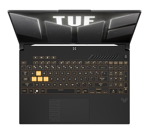 Ноутбук/ ASUS TUF F16 FX607VJ-RL013 16"(1920x1200 (матовый, 144Hz) IPS)/Intel Core 5 210H(2.2Ghz)/16384Mb/512PCISSDGb/noDVD/Ext:nVidia GeForce RTX3050(6144Mb)/Cam/BT/WiFi/56WHr/war 1y/2.2kg/Mecha Gray/DOS