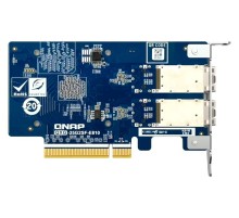 Сетевая карта/ QNAP QXG-25G2SF-E810 Dual Port 25Gbps/10Gbps SFP28 PCIe Gen4 x8