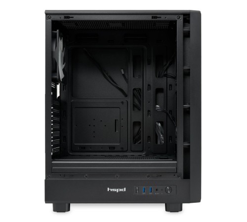 Корпус без блока питания/ Case HSPD M510, Mesh Mid Tower, Black, TG, 0.5 SPCC, 4x120mm ARGB (Orbis F1) ATX, mATX, mITX 180/280/160mm 1x2.5", 1x3.5", 7xPCI 2xUSB-A 3.0 517x277x418mm Корпус без блока питания/ Case HSPD M510, Mesh Mid Tower, Black, TG, 0.5 SPCC, 4x120mm ARGB (Orbis F1) ATX, mATX, mITX 180/280/160mm 1x2.5", 1x3.5", 7xPCI 2xUSB-A 3.0 517x277x418mm