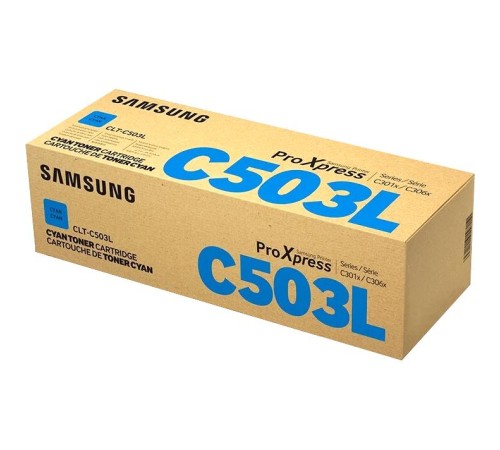 Тонер-картридж/ Samsung CLT-C503L H-Yld Cyan Toner Cr