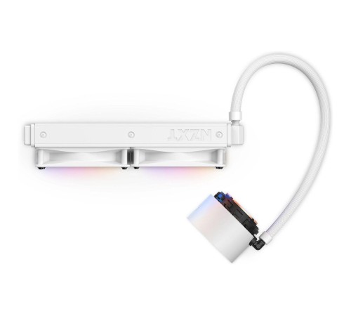 Система жидкостного охлаждения для ПК/ Water Cooling System NZXT Kraken Elite 240 RGB (250W, 240mm, LED temp., White, RGB/ Fans: 1xF240 RGB Core Fan, 75.12CFM, 30dBA, 2400RPM/ Pump height 65mm, 2800RPM, Rad thickness 27mm/ S: 1851, 1700, 1200, 115X, AM5, Система жидкостного охлаждения для ПК/ Water Cooling System NZXT Kraken Elite 240 RGB (250W, 240mm, LED temp., White, RGB/ Fans: 1xF240 RGB Core Fan, 75.12CFM, 30dBA, 2400RPM/ Pump height 65mm, 2800RPM, Rad thickness 27mm/ S: 1851, 1700, 1200, 115X, AM5,