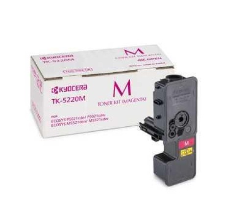 Тонер-картридж TK-5220M 1 200 стр. Magenta для P5021cdn/cdw, M5521cdn/cdw (Вскрытая упаковка)
