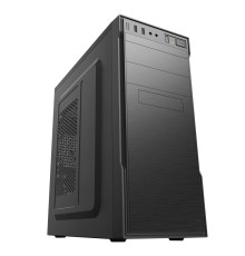 Корпус с блоком питания 450Вт./ Case Forza ATX, 450W, 1xUSB2.0+1xUSB3.0, Black, w/o FAN, 8 cm fan PSU, power cord