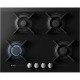 Газовая варочная панель ASKO/ Арт. 741475 ; Газовая варочная панель ASKO, 4 зоны,кольцо для вока-чугун,электроподжиг, цвет черный