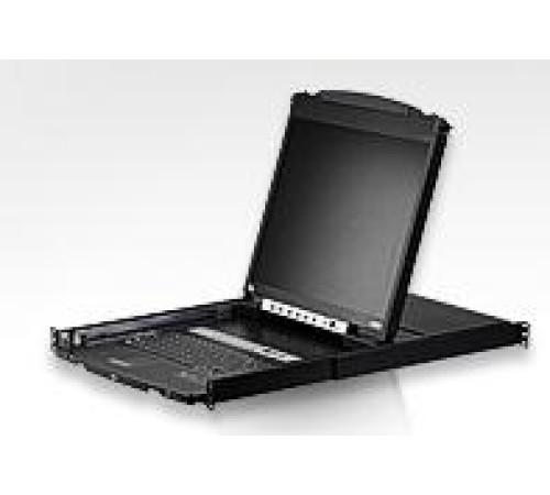 КВМ консоль ATEN 19" 16-Port PS/2-USB VGA Dual Rail LCD KVM Switch