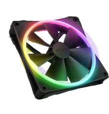 Кулер для корпуса ПК/ Case Cooler NZXT F140 RGB Duo (140x140x25mm, 4-pin PWM, RGB, 84.75CFM, 36dBA, 1800RPM, Black)