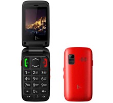Ezzy Trendy 1 Red, 2.4'' 240х320, 256MHz, 1 Core, 32MB RAM, 32MB, up to 16GB flash, 0,3Mpix, 2 Sim, BT v2.1, Micro-USB, 800mAh, 89g, 100,8 ммx53 ммx19,5 мм (Вскрытая упаковка)