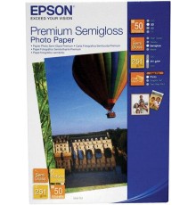 Бумага/ Epson Premium Semigloss Photo Paper (10x15) 50 sheets