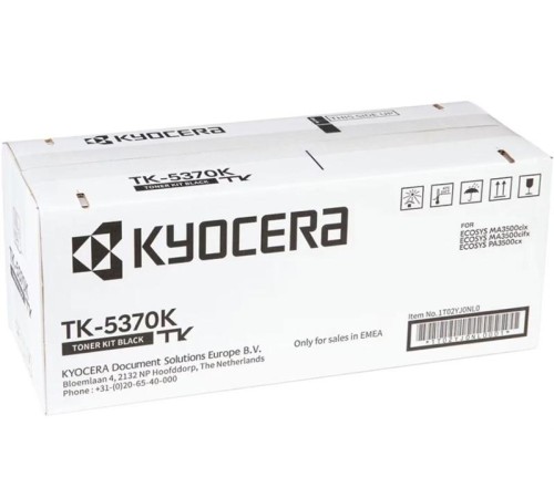 Тонер Kyocera Тонер-картридж TK-5370K для ECOSYS MA3500cifx/MA3500cix/PA3500cx чёрный (7000 стр.)