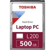 Жесткий диск/ HDD Toshiba SATA3 500Gb 2.5"" L200 Slim 5400 8Mb 1 year warranty