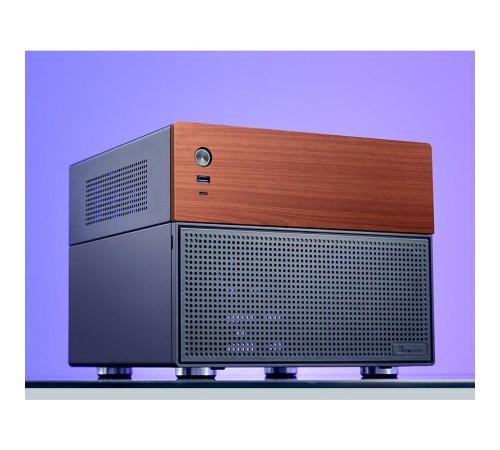 Корпус без блока питания/ Case JONSBO N4, Mini-Tower, 1x120mm, 1xUSB-A 3.0 + 1xUSB-C 3.2, SFX PSU Support, mATX, mITX Black