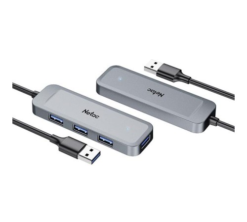 USB-концентратор Netac USB Hub WF11, USB-A to USB3.0*4 (repl. NT08WF11-30GR)