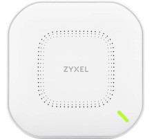 Точка доступа/ Zyxel NebulaFlex Pro WAX630S Hybrid Access Point, WiFi 6, 802.11a/b/g/n/ac/ax (2.4 & 5 GHz), MU-MIMO, Smart Antenna, 4x4 antennas, up to 575+2400 Mbps, 1xLAN 2.5GE, 1xLAN GE, PoE, 4G/5G protection
