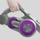 Пылесос вертикальный Jimmy Cordless Vacuum Cleaner JV85 Pro Graphite+Purple с зарядной станцией и адаптером модели ZD24W342060EU (Вскрытая упаковка)
