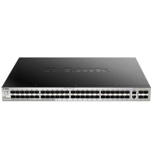 Коммутатор/ Managed L3 Stackable Switch 48x1000Base-X SFP, 2x10GBase-T, 4x10GBase-X SFP+, CLI, 1000Base-T Management, RJ45 Console, USB, RPS, Dying Gasp