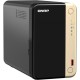 Сетевое хранилище без дисков/ SMB QNAP TS-264-8G NAS 2 HDD trays, 4-core Intel Celeron N5105/N5095 2.0-2.9 GHz, 8 GB DDR4 RAM , 2x2.5 Gigabit Ethernet , 2xUSB 3.2 Gen 2 (10Gbps), 2xUSB 2.0 port, 1xHDMI, 2xM.2 PCIe Gen 3 x1 slots