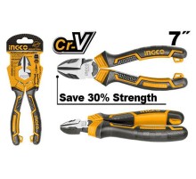 Кусачки боковые с увеличенным рычагом HHLDCP28180,разм: 7 "/180 мм,Cr-V