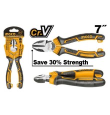 Кусачки боковые с увеличенным рычагом HHLDCP28180,разм: 7 "/180 мм,Cr-V